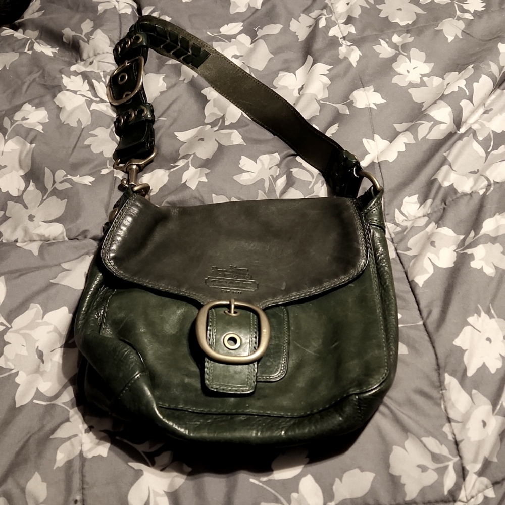 Vintage Coach Bleeker w matching wallet